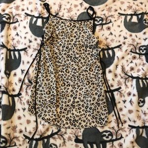 cheetah print coverup